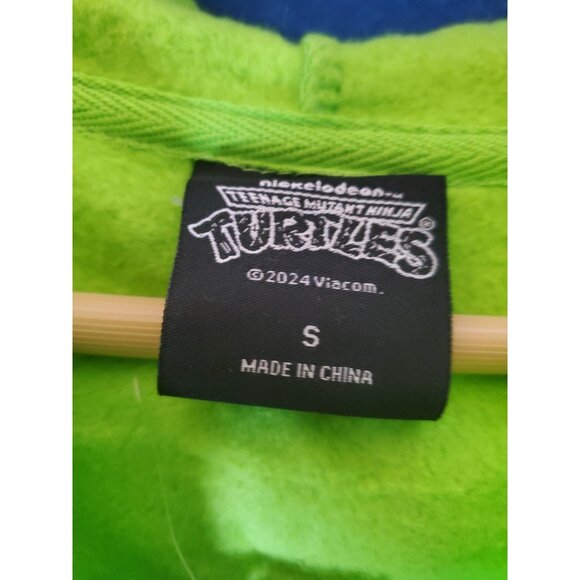 Teenage Mutant Ninja Turtles Rafael Zip Up Hoodie Green Men's Size Small NEW - Picture 4 of 15